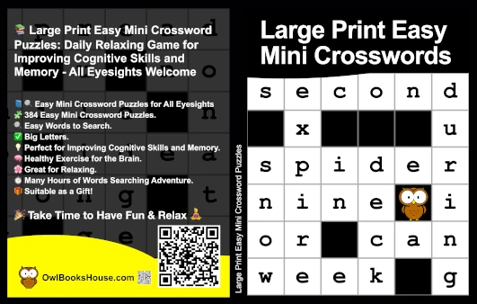 Large Print Mini Crosswords