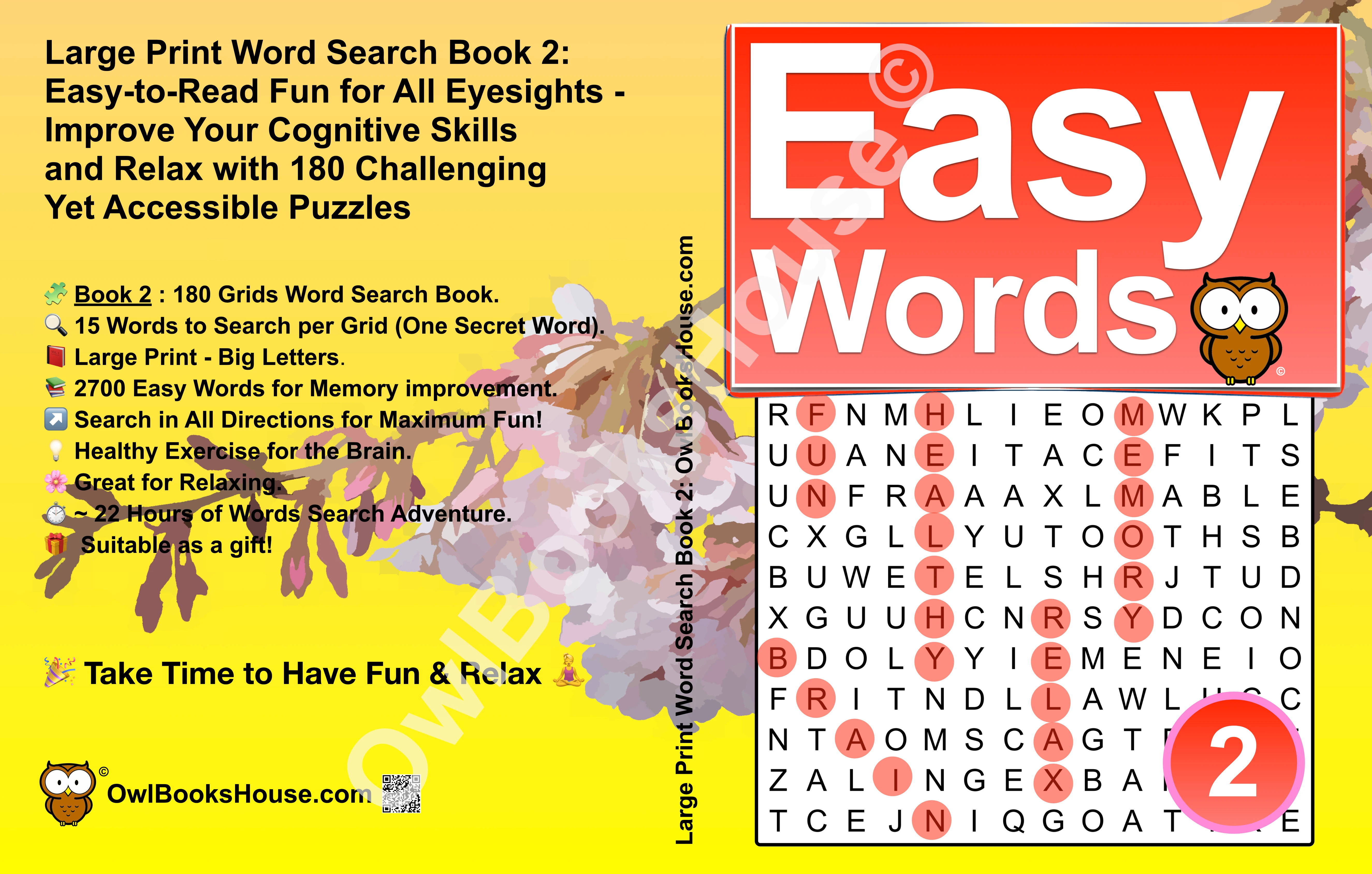 Large Print Word Search Book 2 Cover